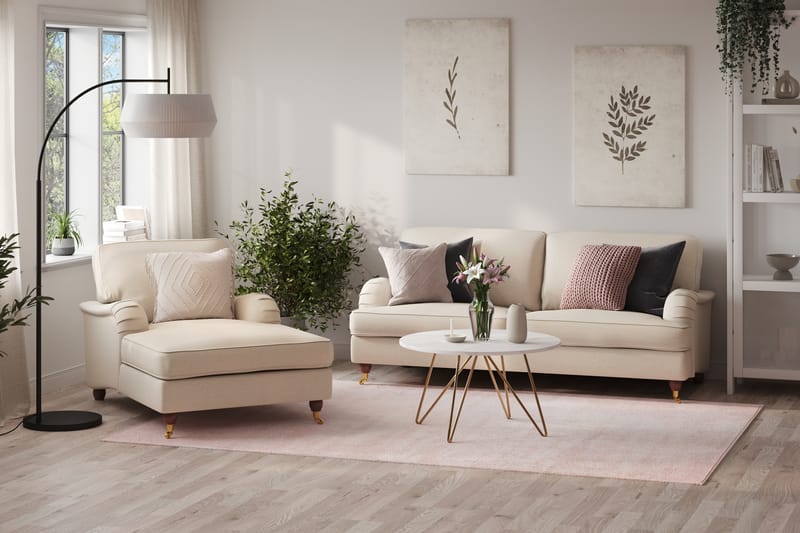 LYNN Divanfåtölj Beige - Möbler - Vardagsrum - Fåtöljer - Liggfåtöljer