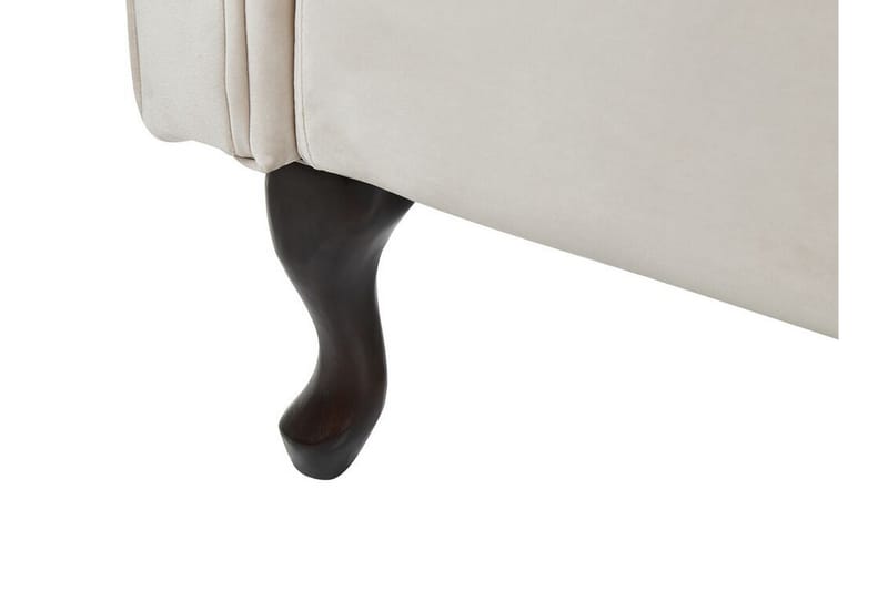 POULAUD Schäslong Höger Sammet/Beige - Möbler - Vardagsrum - Fåtöljer - Liggfåtöljer