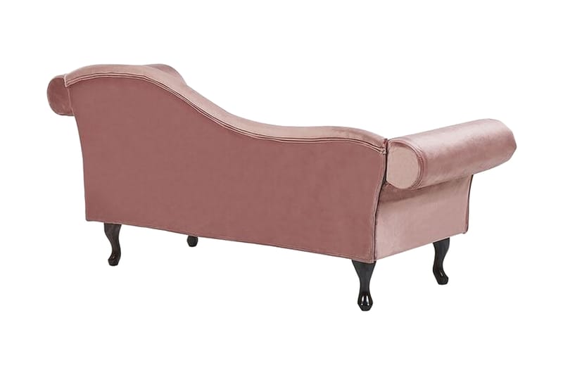 POULAUD Schäslong Höger Sammet/Rosa - Möbler - Vardagsrum - Fåtöljer - Liggfåtöljer