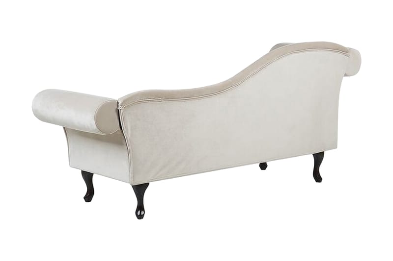 POULAUD Schäslong Vänster Sammet/Beige - Möbler - Vardagsrum - Fåtöljer - Liggfåtöljer