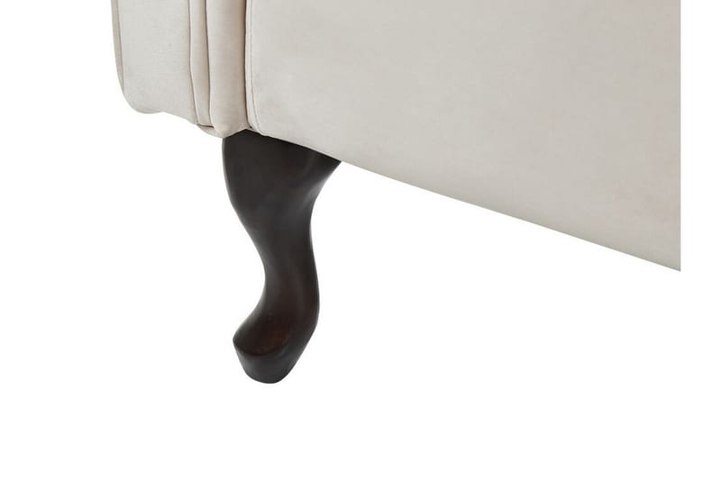 POULAUD Schäslong Vänster Sammet/Beige - Möbler - Vardagsrum - Fåtöljer - Liggfåtöljer
