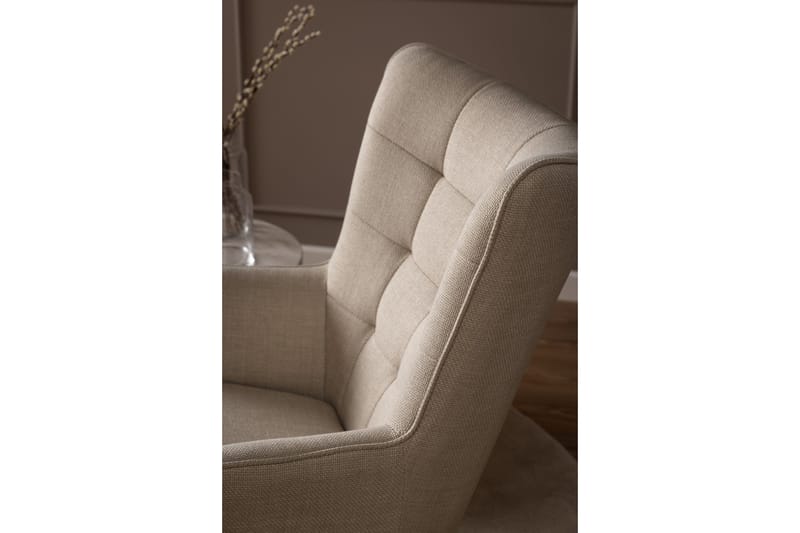 Ravinda Liggfåtölj - Beige - Möbler - Vardagsrum - Fåtöljer - Öronlappsfåtölj