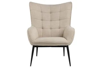 Ravinda Liggfåtölj - Beige - Möbler - Vardagsrum - Fåtöljer - Öronlappsfåtölj
