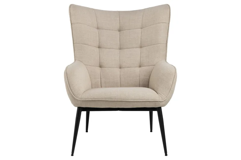 Ravinda Liggfåtölj - Beige - Möbler - Vardagsrum - Fåtöljer - Öronlappsfåtölj