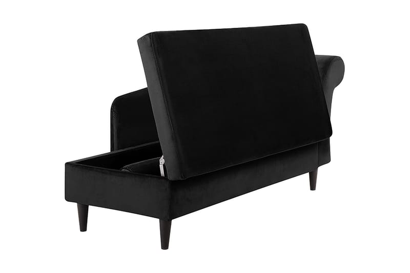 Tyland Schäslong Höger - Svart - Möbler - Vardagsrum - Fåtöljer - Liggfåtöljer