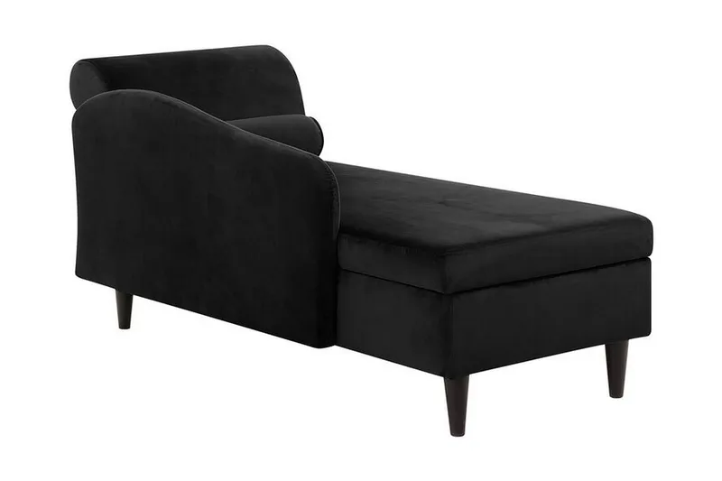 Tyland Schäslong Höger - Svart - Möbler - Vardagsrum - Fåtöljer - Liggfåtöljer