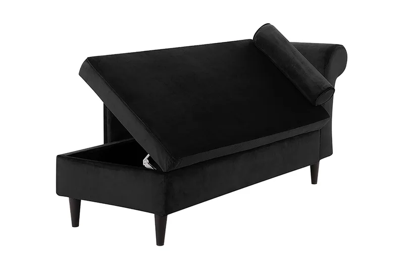 Tyland Schäslong Höger - Svart - Möbler - Vardagsrum - Fåtöljer - Liggfåtöljer