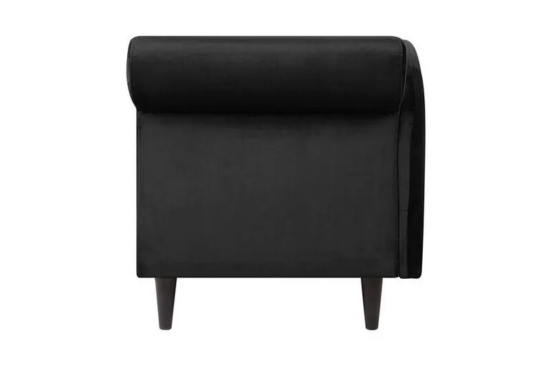 Tyland Schäslong Höger - Svart - Möbler - Vardagsrum - Fåtöljer - Liggfåtöljer