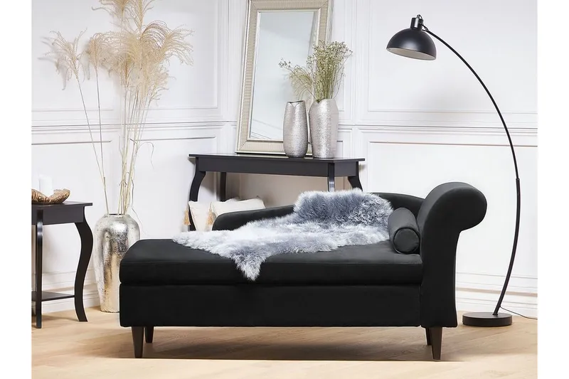 Tyland Schäslong Höger - Svart - Möbler - Vardagsrum - Fåtöljer - Liggfåtöljer