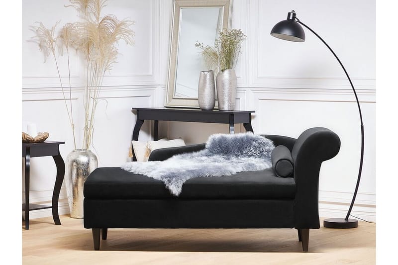 Tyland Schäslong Höger - Svart - Möbler - Vardagsrum - Fåtöljer - Liggfåtöljer