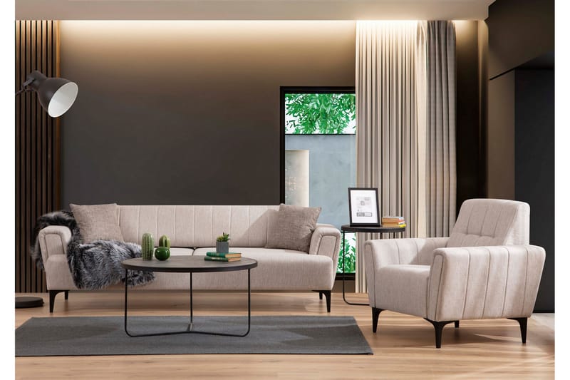 Lilesville Fåtölj - Beige - Möbler - Vardagsrum - Fåtöljer