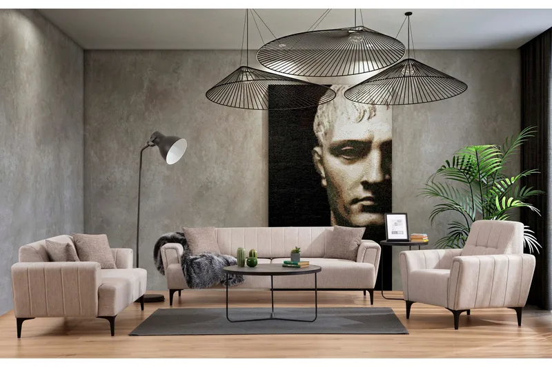 Lilesville Fåtölj - Beige - Möbler - Vardagsrum - Fåtöljer