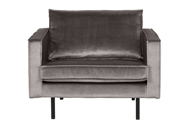 Lissbon Sammetsfåtölj, Taupe