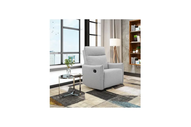 Lugo Liggfåtölj - Grå - Möbler - Vardagsrum - Fåtöljer - Biofåtöljer & reclinerfåtöljer