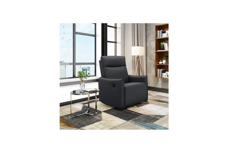 Lugo Liggfåtölj - Svart - Möbler - Vardagsrum - Fåtöljer - Biofåtöljer & reclinerfåtöljer