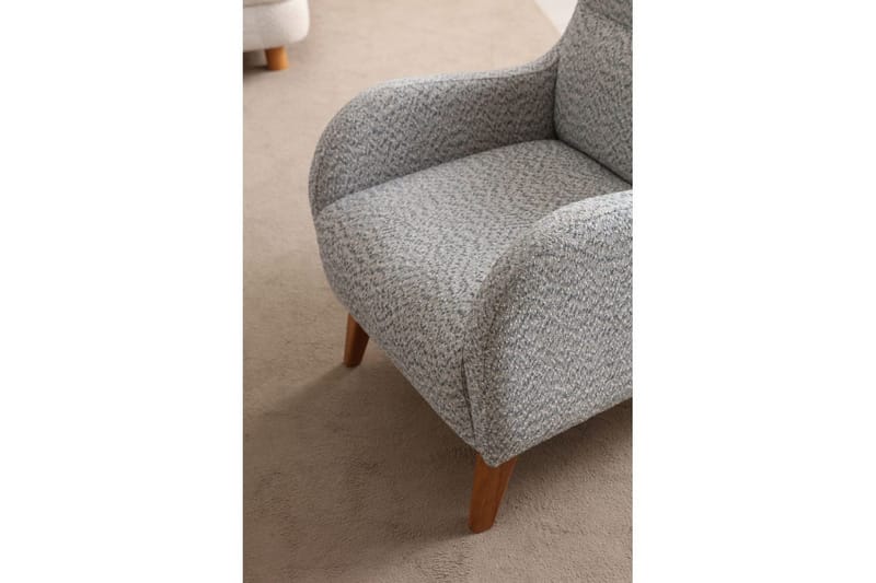 Mami Öronlappsfåtölj - Cream/Blå - Möbler - Vardagsrum - Fåtöljer - Öronlappsfåtölj