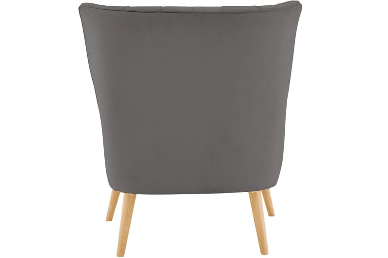 Marilee Loungefåtölj med Fotpall - Tyg/Antracit - Möbler - Vardagsrum - Fåtöljer