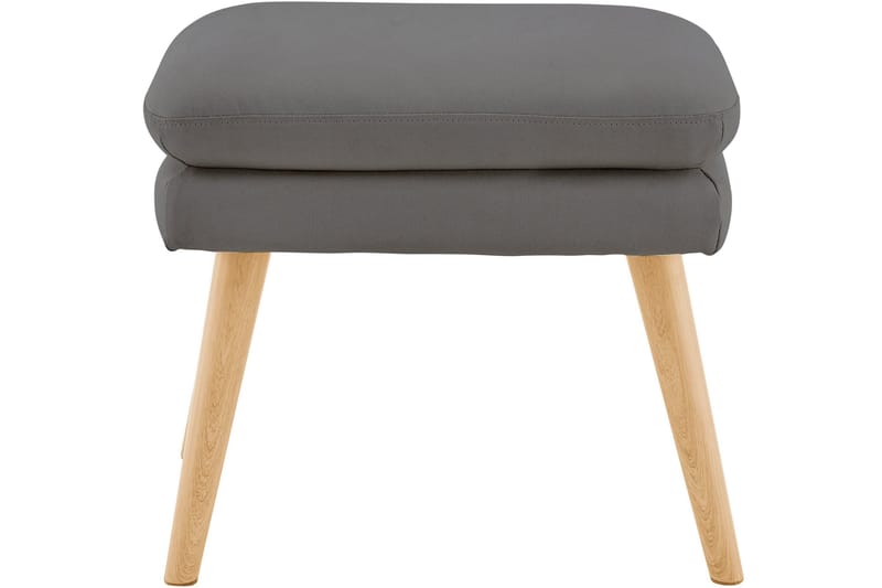 Marilee Loungefåtölj med Fotpall - Tyg/Antracit - Möbler - Vardagsrum - Fåtöljer