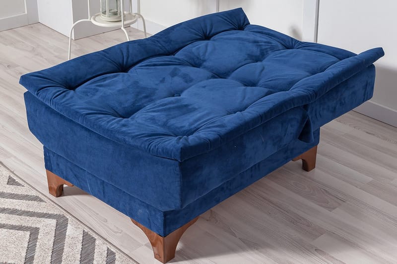 Mathenia Fåtölj med Armstöd - Blå - Möbler - Vardagsrum - Fåtöljer - Fåtölj utan armstöd