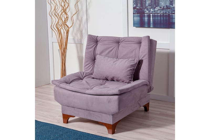 Mathenia Fåtölj med Armstöd - Grå - Möbler - Vardagsrum - Fåtöljer - Fåtölj utan armstöd