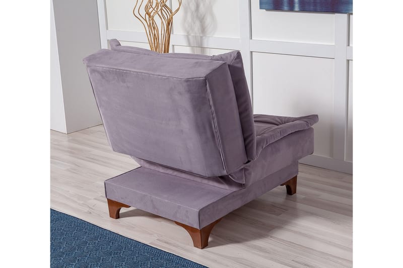 Mathenia Fåtölj med Armstöd - Grå - Möbler - Vardagsrum - Fåtöljer - Fåtölj utan armstöd