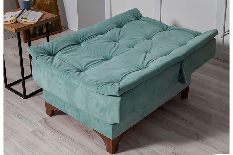 Mathenia Fåtölj med Armstöd - Grön - Möbler - Vardagsrum - Fåtöljer - Bäddfåtöljer