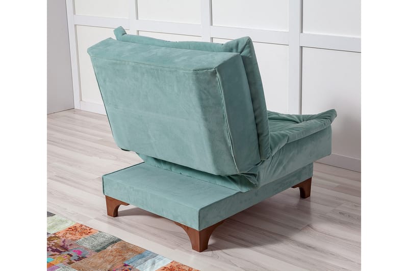 Mathenia Fåtölj med Armstöd - Grön - Möbler - Vardagsrum - Fåtöljer - Bäddfåtöljer