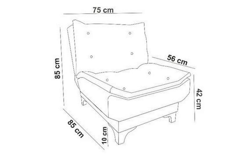 Mathenia Fåtölj med Armstöd - Rosa - Möbler - Vardagsrum - Fåtöljer - Bäddfåtöljer