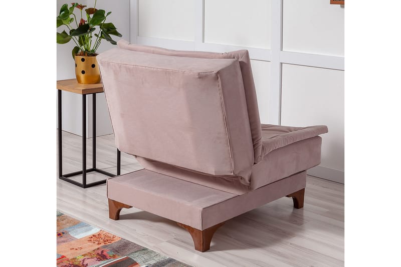 Mathenia Fåtölj med Armstöd - Rosa - Möbler - Vardagsrum - Fåtöljer - Fåtölj utan armstöd
