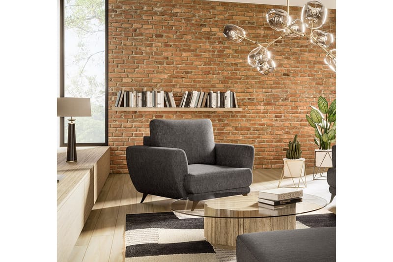 Megis Fåtölj - Mörkgrå - Möbler - Vardagsrum - Fåtöljer