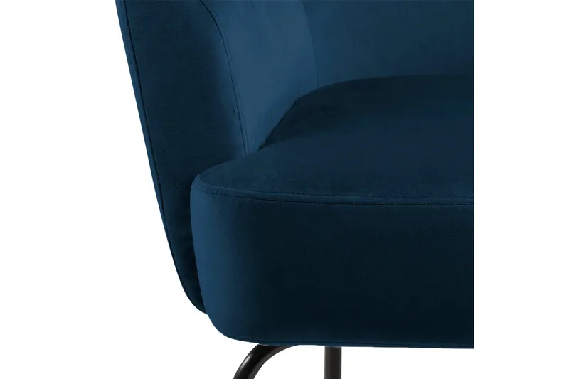 Melisan Loungefåtölj - Blå/Svart - Möbler - Vardagsrum - Fåtöljer