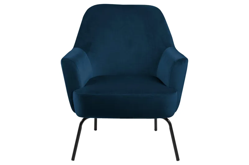 Melisan Loungefåtölj - Blå/Svart - Möbler - Vardagsrum - Fåtöljer