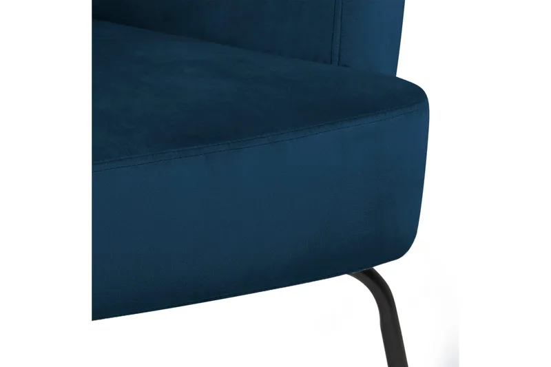 Melisan Loungefåtölj - Blå/Svart - Möbler - Vardagsrum - Fåtöljer