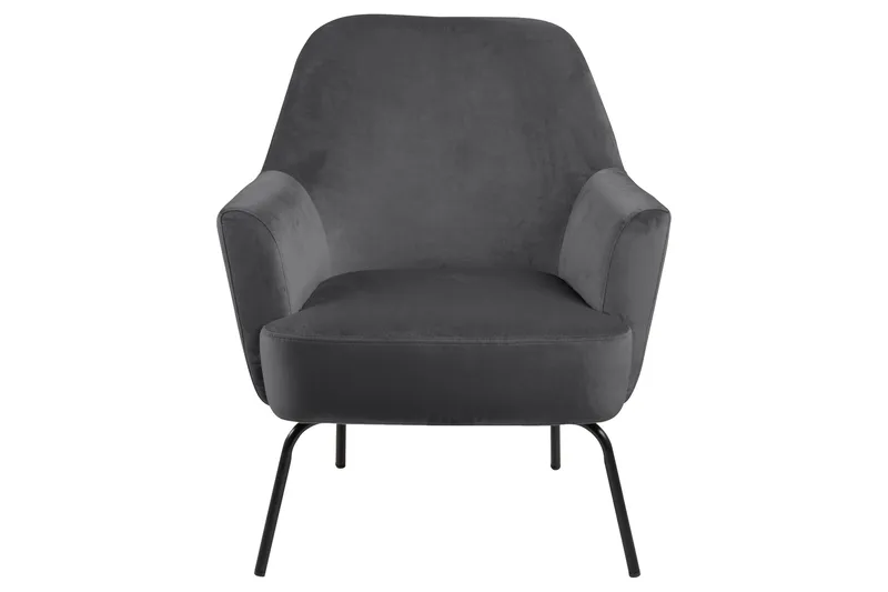 Melisan Loungefåtölj - Grå/Svart - Möbler - Vardagsrum - Fåtöljer