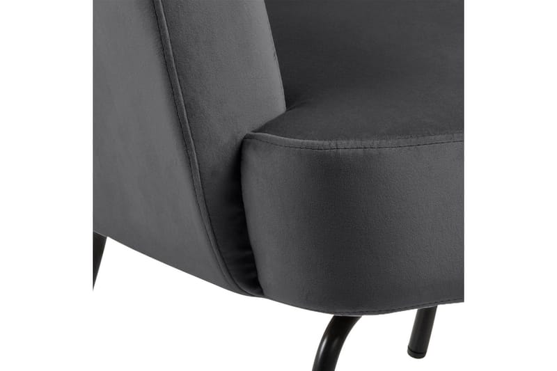 Melisan Loungefåtölj - Grå/Svart - Möbler - Vardagsrum - Fåtöljer