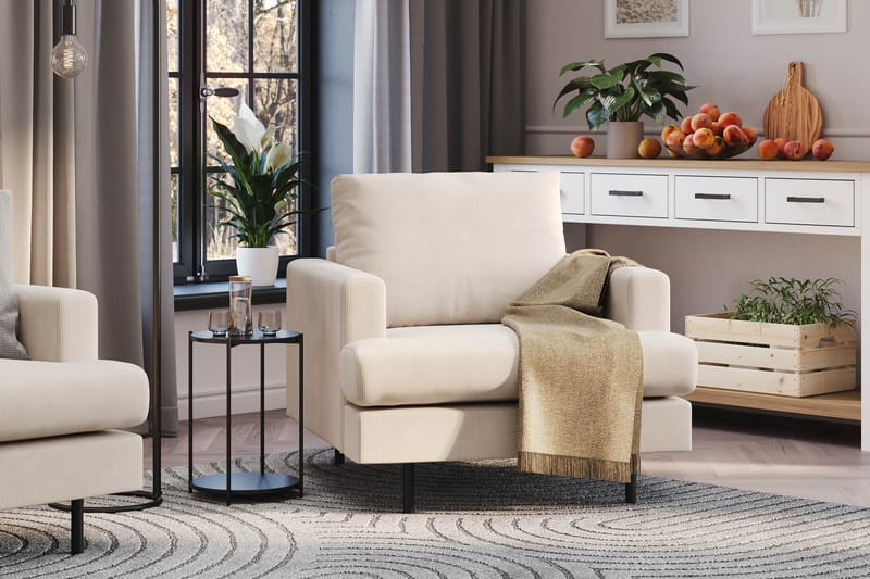 Menard Compact Fåtölj - Beige - Möbler - Vardagsrum - Fåtöljer