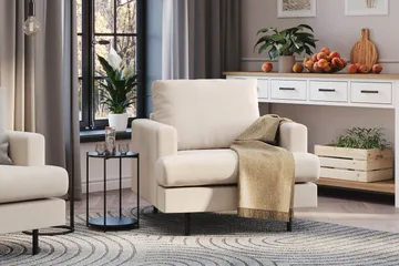 Menard Compact Fåtölj - Beige - Möbler - Vardagsrum - Fåtöljer