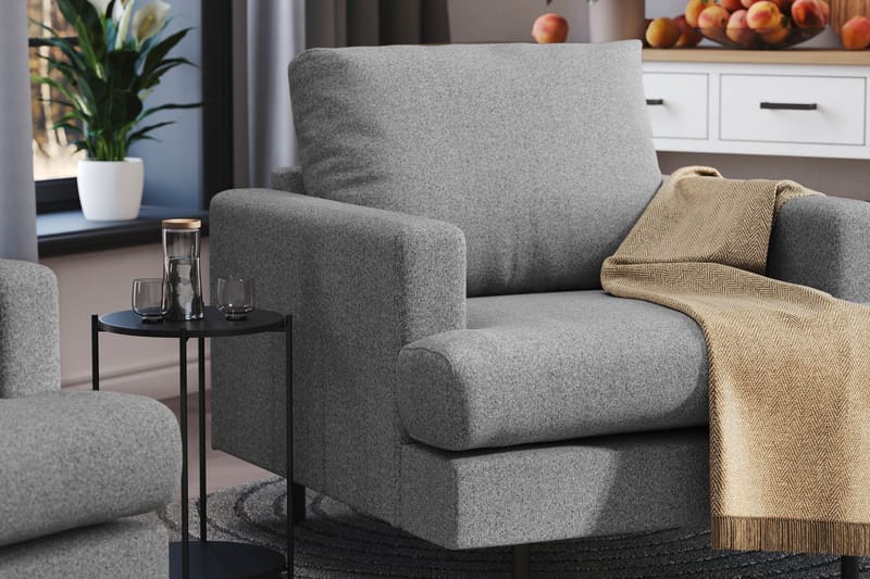 Menard Compact Fåtölj - Grå - Möbler - Vardagsrum - Fåtöljer