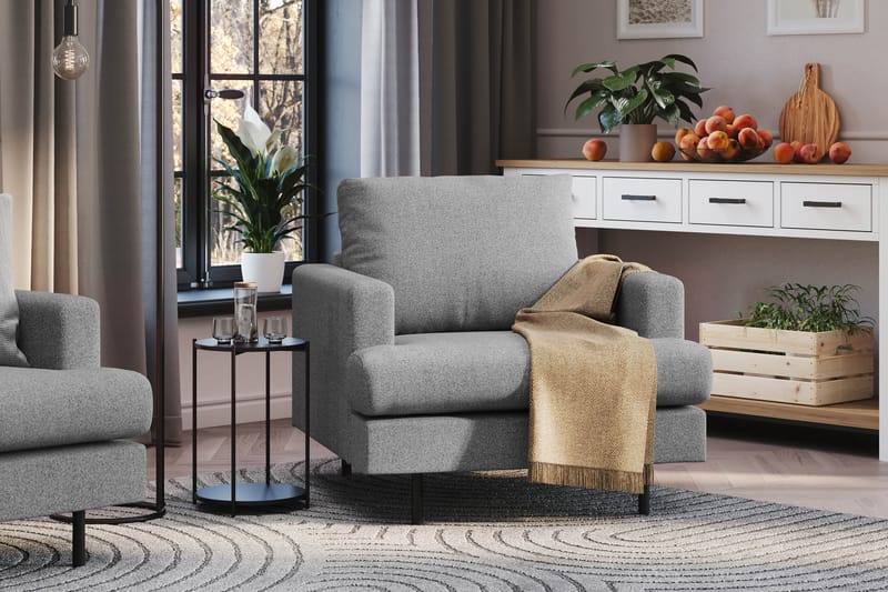 Menard Compact Fåtölj - Grå - Möbler - Vardagsrum - Fåtöljer