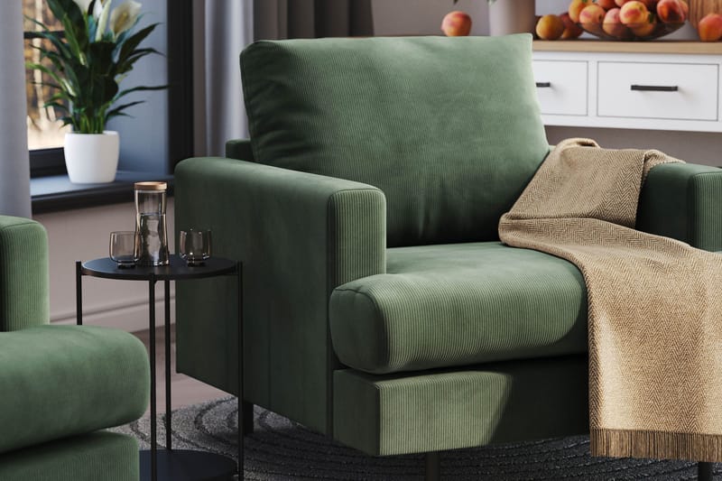 Menard Compact Fåtölj - Grön - Möbler - Vardagsrum - Fåtöljer