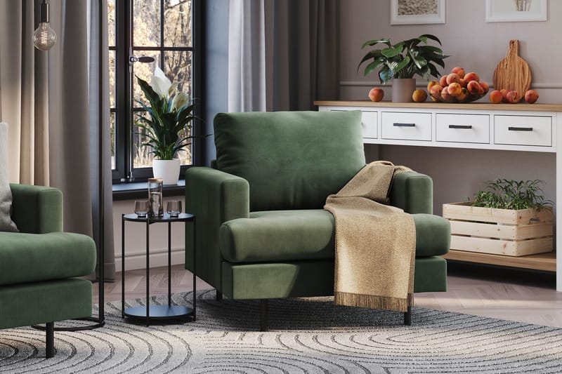 Menard Compact Fåtölj - Grön - Möbler - Vardagsrum - Fåtöljer
