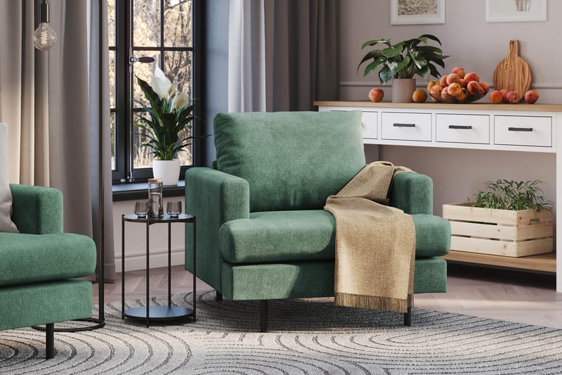 Menard Compact Fåtölj - Grön - Möbler - Vardagsrum - Fåtöljer