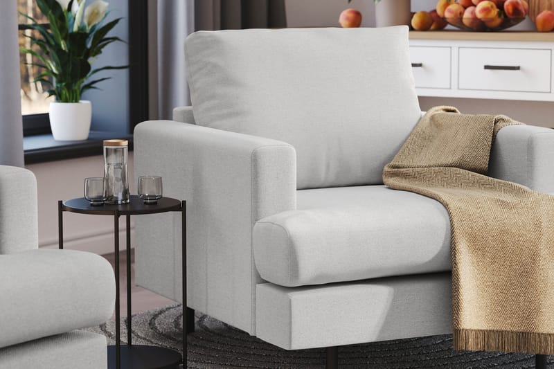 Menard Compact Fåtölj - Ljusgrå - Möbler - Vardagsrum - Fåtöljer