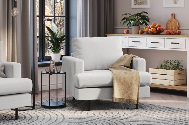 Menard Compact Fåtölj - Ljusgrå - Möbler - Vardagsrum - Fåtöljer