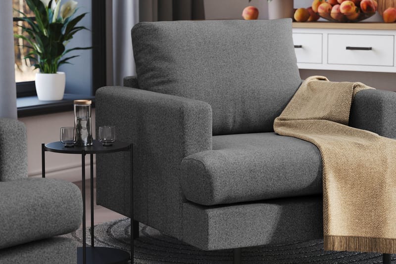 Menard Compact Fåtölj - Mörkgrå - Möbler - Vardagsrum - Fåtöljer