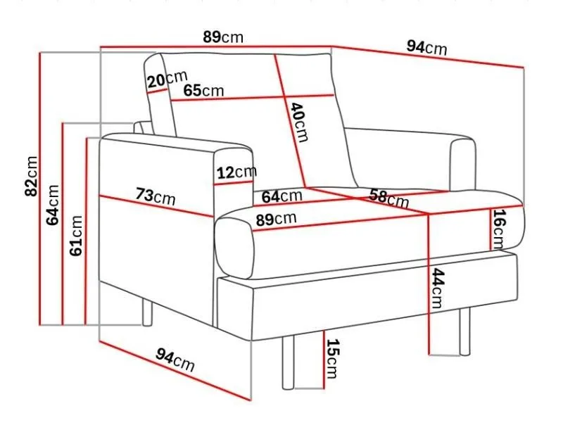 Menard Compact Fåtölj - Mörkgrön - Möbler - Vardagsrum - Fåtöljer