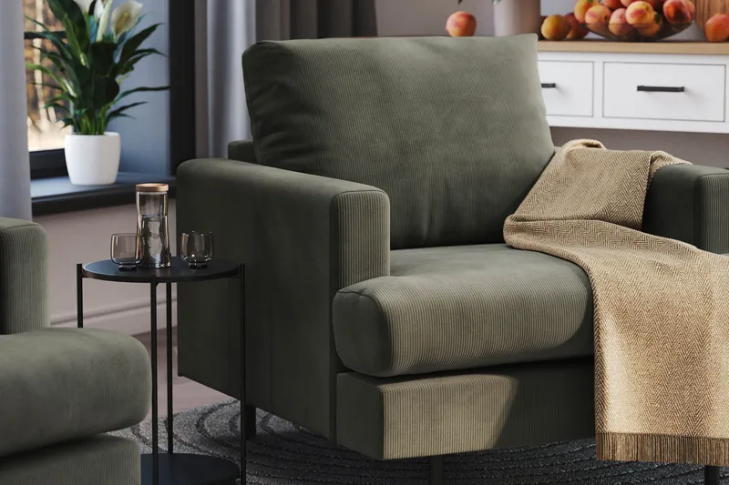 Menard Compact Fåtölj - Mörkgrön - Möbler - Vardagsrum - Fåtöljer