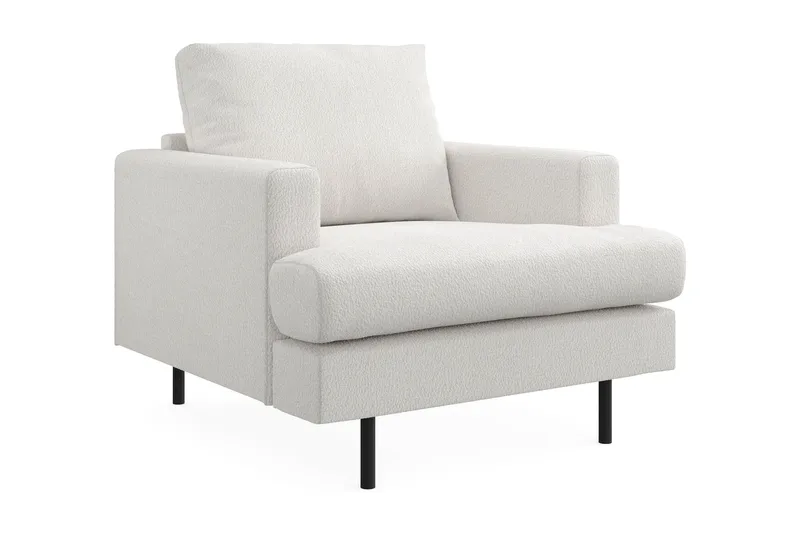 Menard Compact Fåtölj - Vit - Möbler - Vardagsrum - Fåtöljer