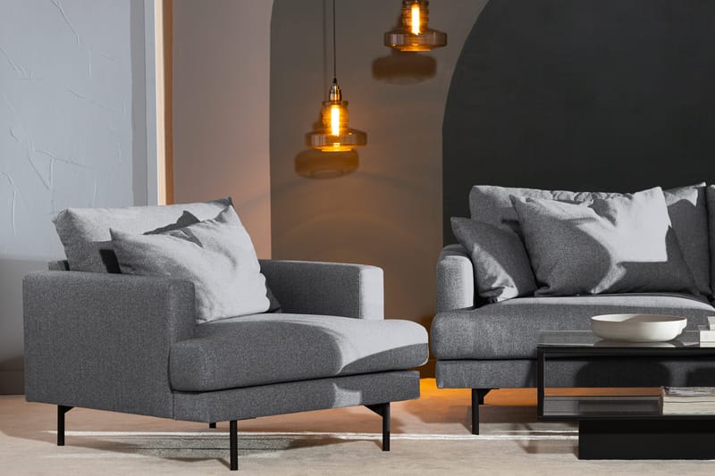 Menard Fåtölj - Grå - Möbler - Vardagsrum - Fåtöljer