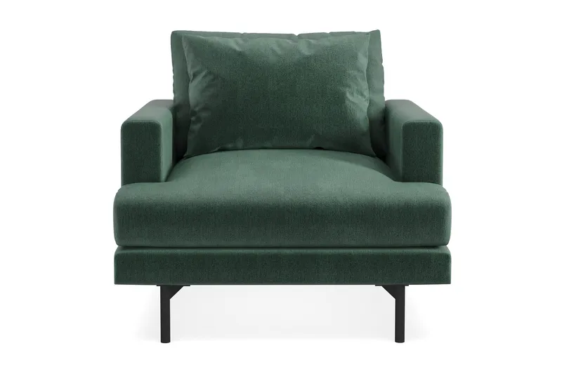 Menard Fåtölj - Grön - Möbler - Vardagsrum - Fåtöljer - Sammetsfåtölj